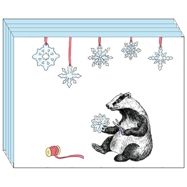 Notes en boîte de blaireau pour la vente par Erin A. Ellis