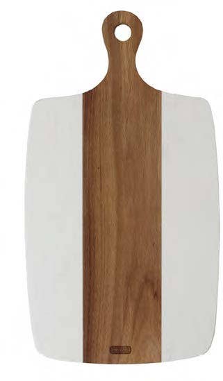 Dexas - Wholesale Cheese Board - Acacia Wood Marble Serving Board0