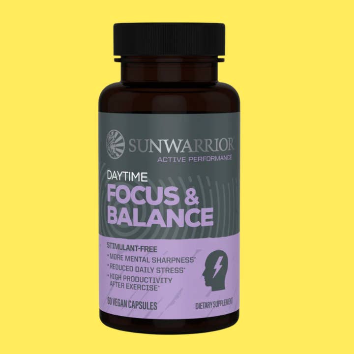 Sunwarrior - Wholesale Oral Supplement/Vitamin - Sunwarrior Active Daytime Capsules - Focus & Balance