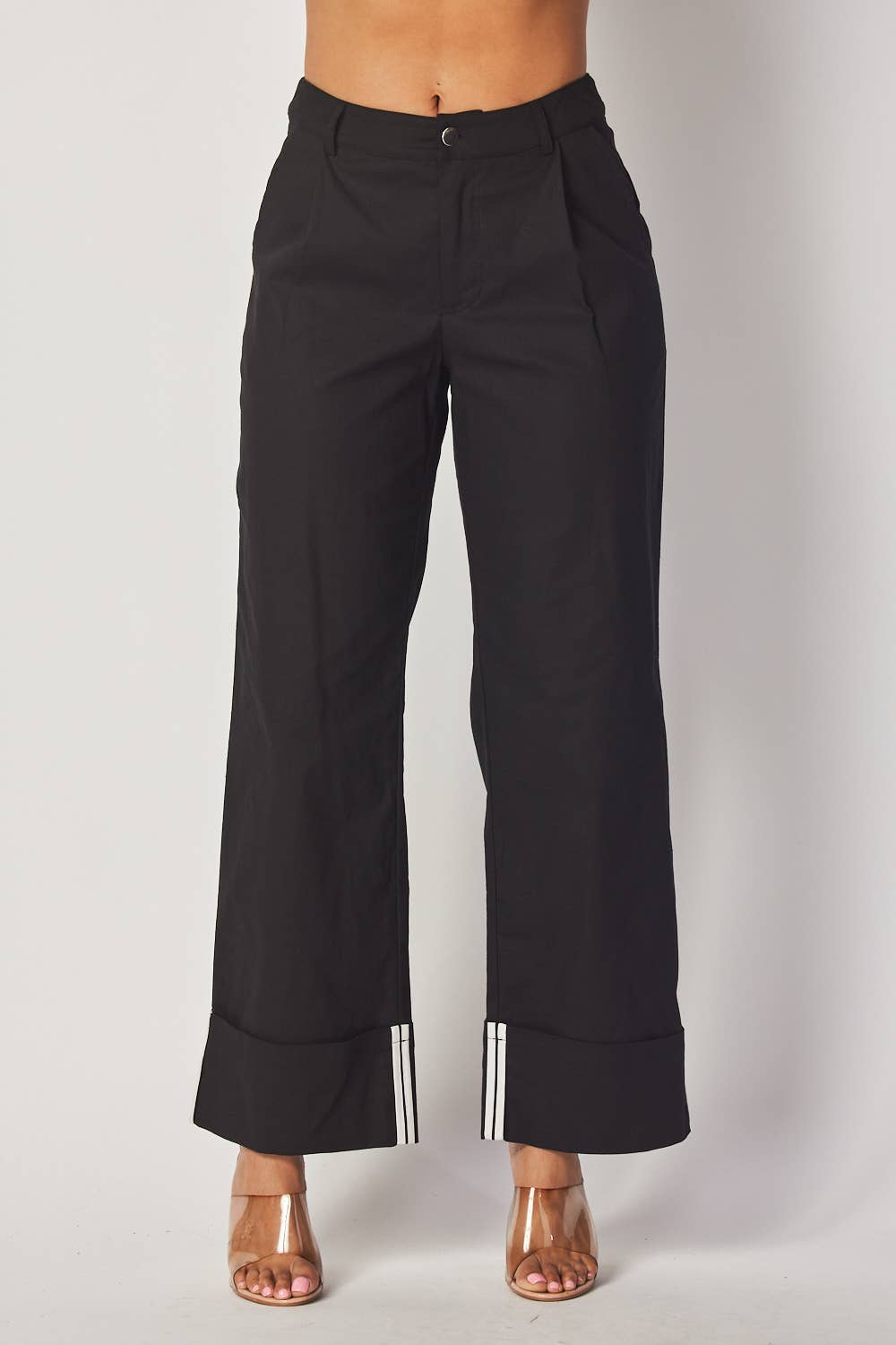 Hot & Delicious - Wholesale Broek - Dames - Jaylene Hem Manchet Broek (HDP32961)5