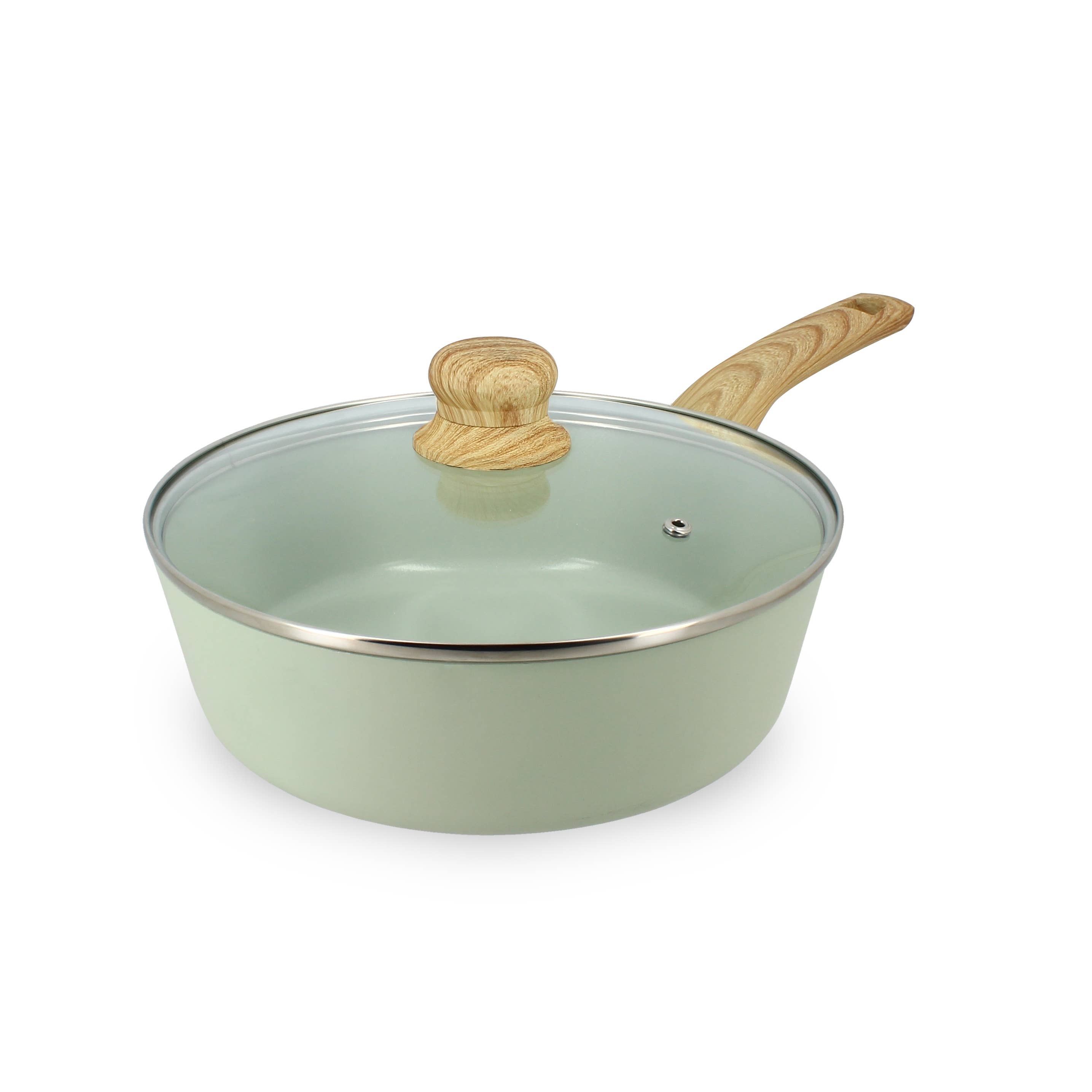 Menastyl - Wholesale Pan - Celadon 24cm aluminum frying pan - induction compatible4
