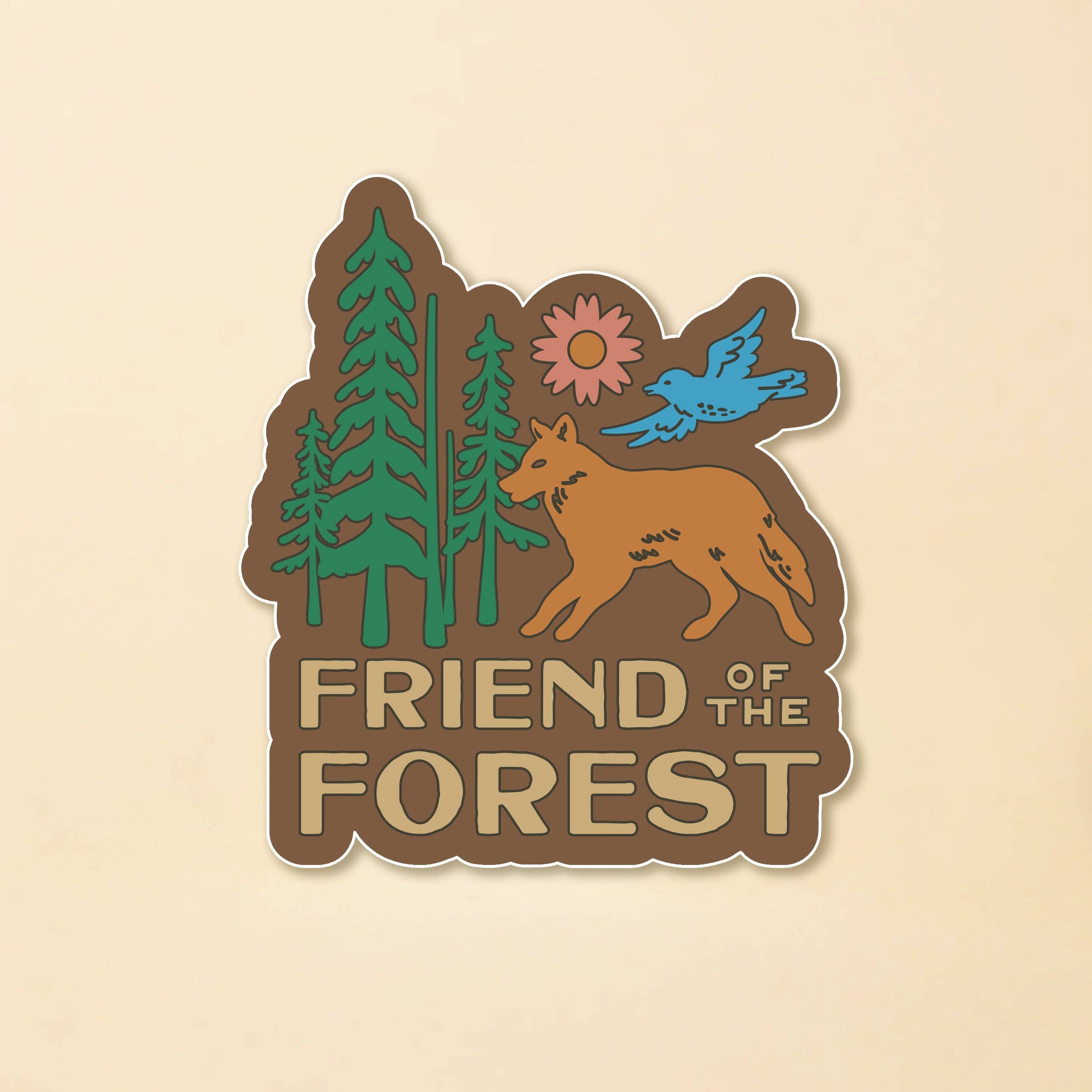 Tender Loving Empire - Wholesale Sticker - Friend of the Forest Sticker