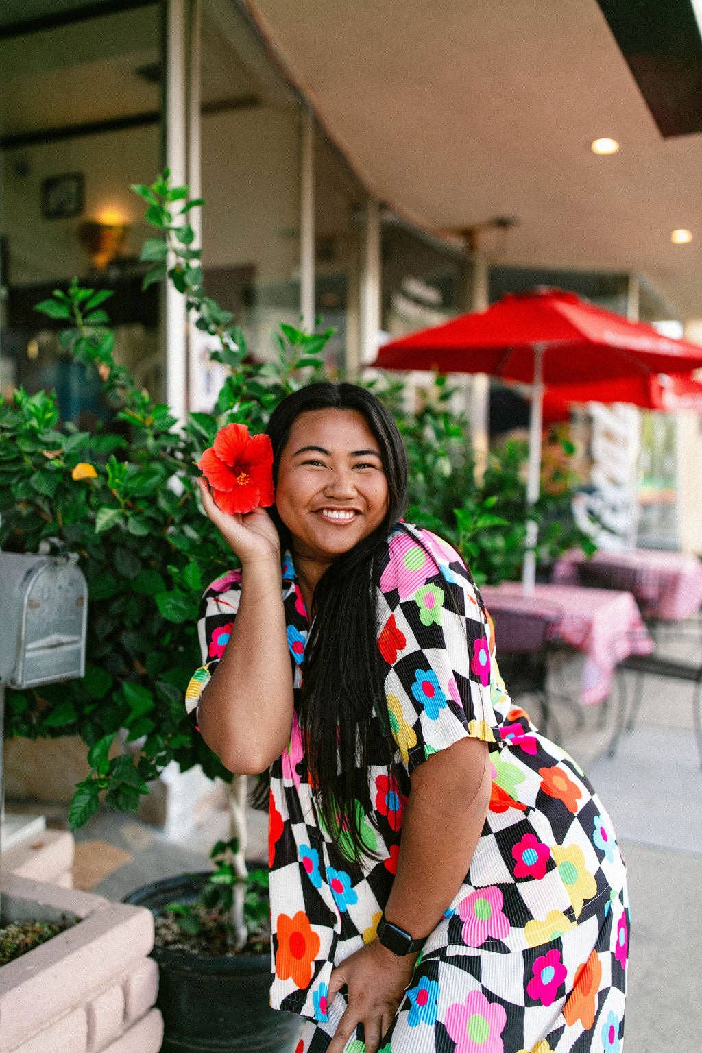 Taby Originals – wholesale Set med topp och byxa – Dam – TABY ORIGINAL: In My Blooming Era Plisse Set I STORLEKAR XS-5X***3