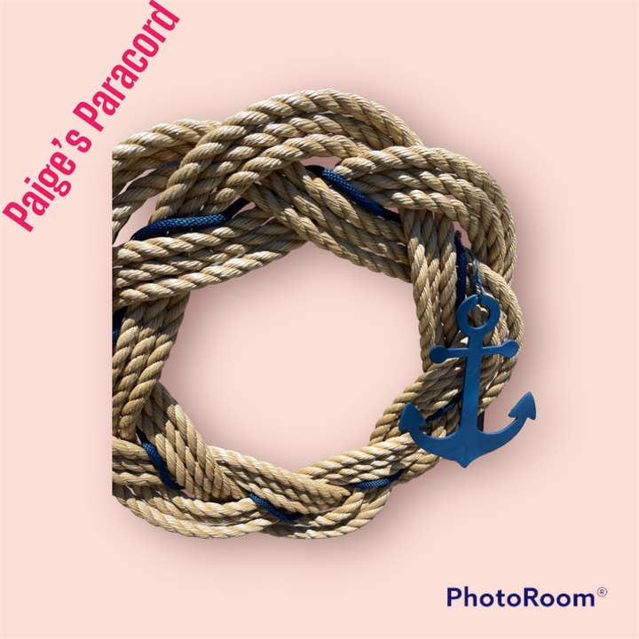Paige's Paracord and More - Wholesale Wreath - 22” wreaths with anchor1