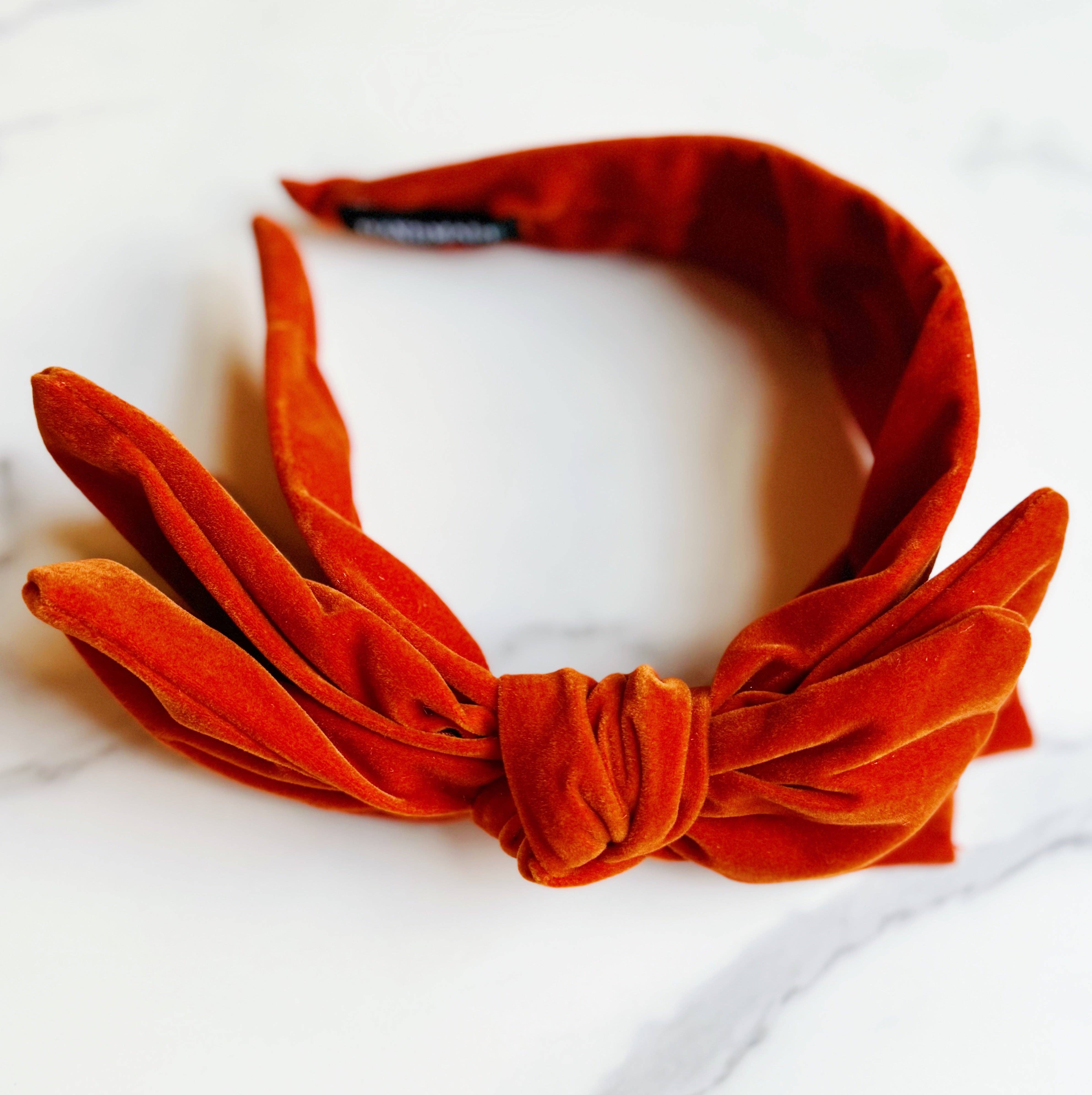 Ellison+Young - Wholesale Fashion Headband - Women's - Structured Velvet Bow Headband5