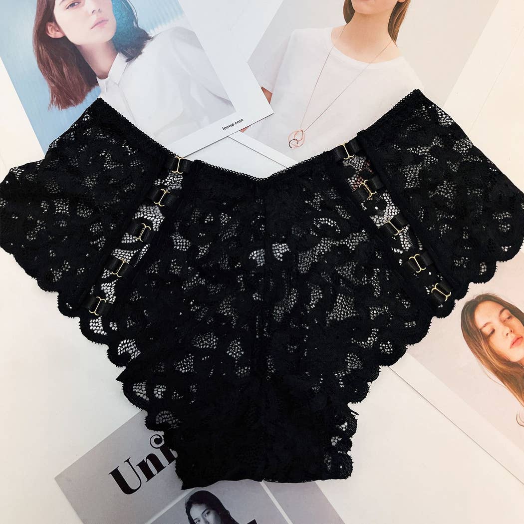 Curvy Fix - Wholesale Shapewear - Women's - Lace Plus Size Smooth Shaping Brief Panty for 120-240 lbs1