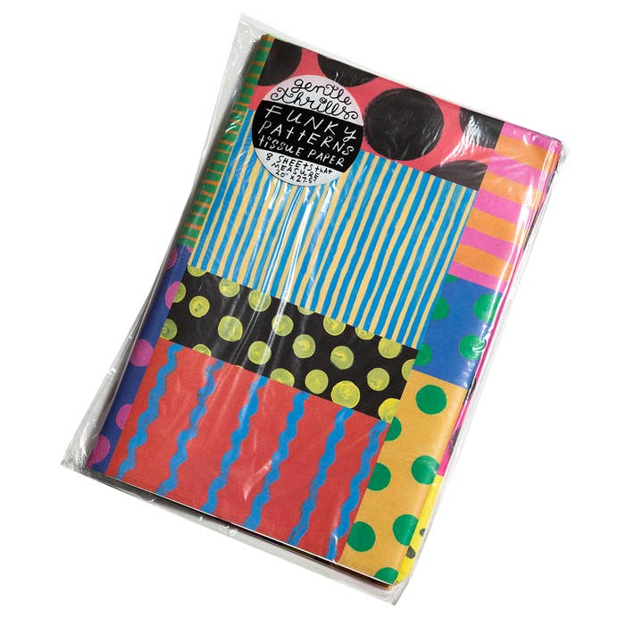 gentle thrills - Wholesale Tissue paper - funky patterns tissue pack