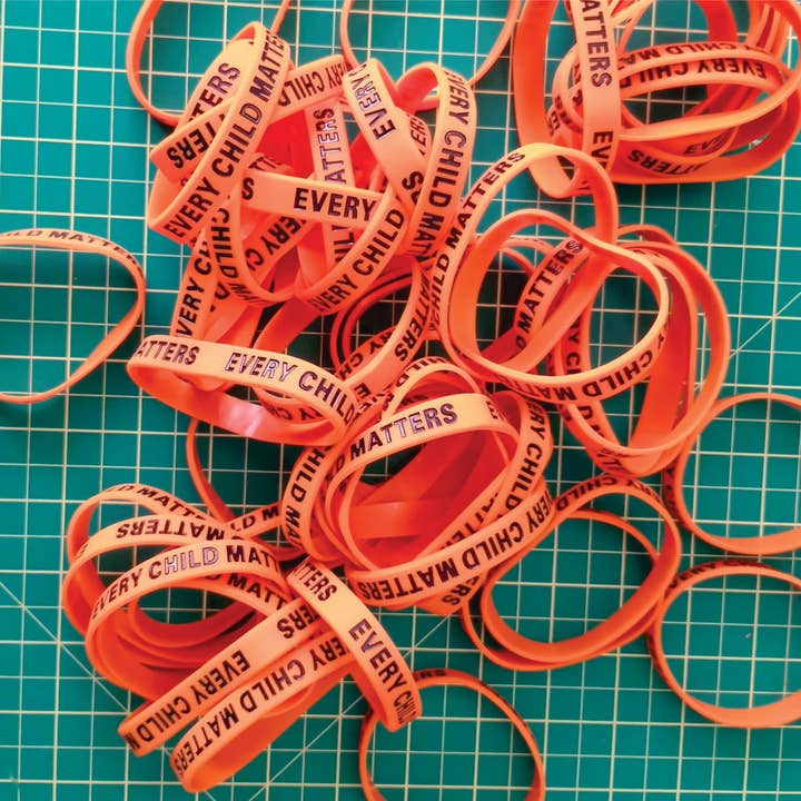 Every Child Matters Silicone Wristband for wholesale by Nish Gear