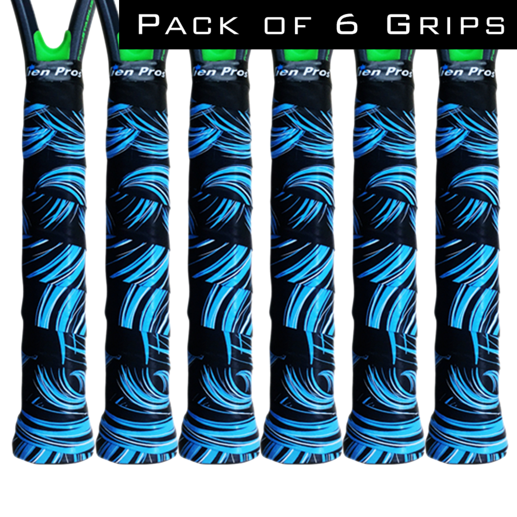 Alien Pros - Wholesale Sporting Accessories - [US] Alien Pros Tennis Racket Grip Tape C-Tac (6 Grips)4
