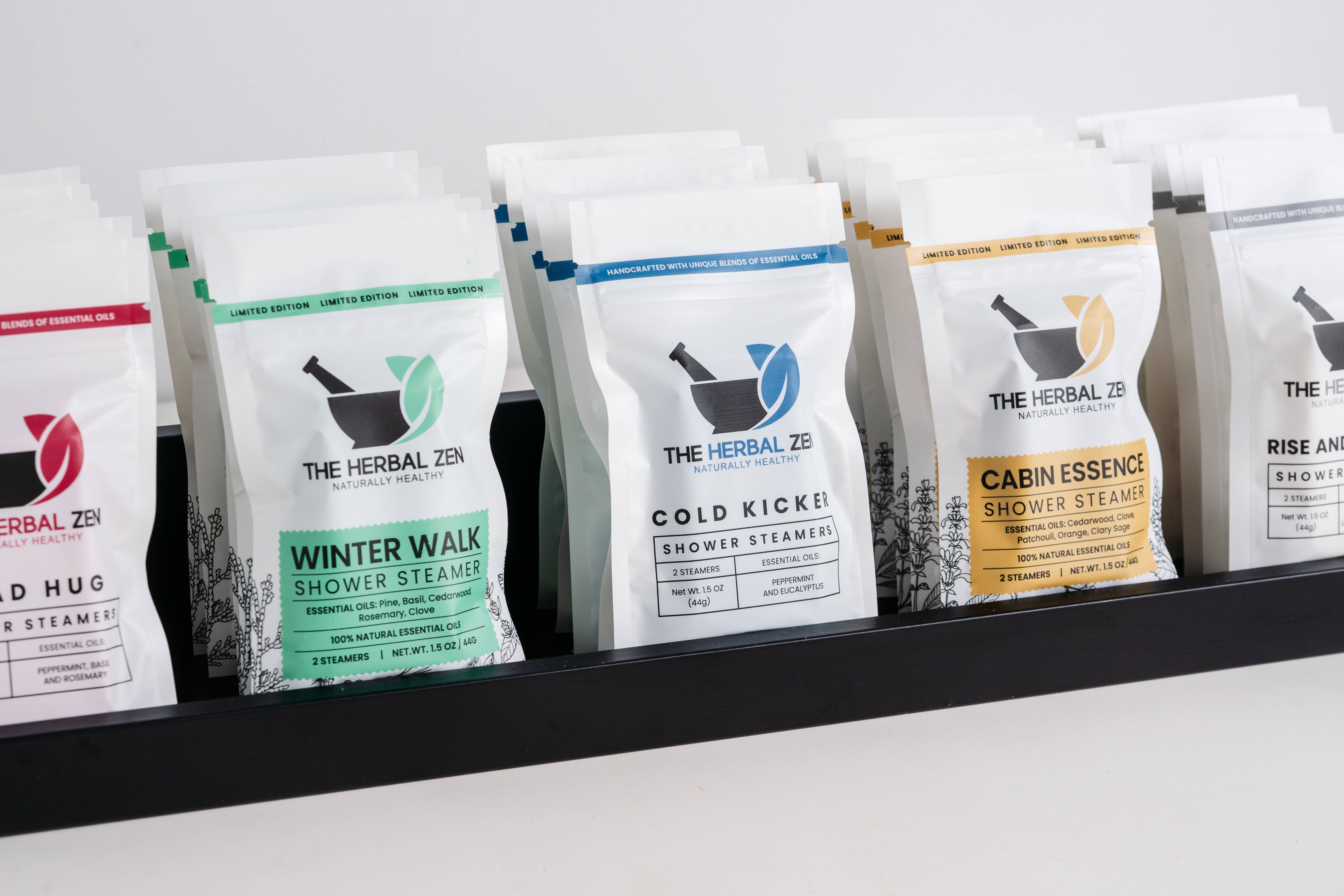 The Herbal Zen - Wholesale Shower Steamer/Bomb - Winter Shower Steamer Minis | Cozy Aromatherapy 2-Pack7