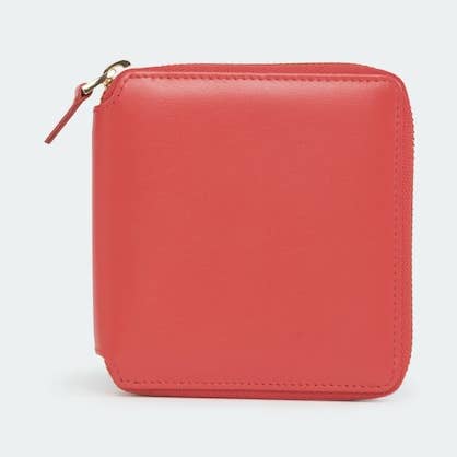 Portefeuille carré DeLuxe Orange-Rouge pour la vente par M84U