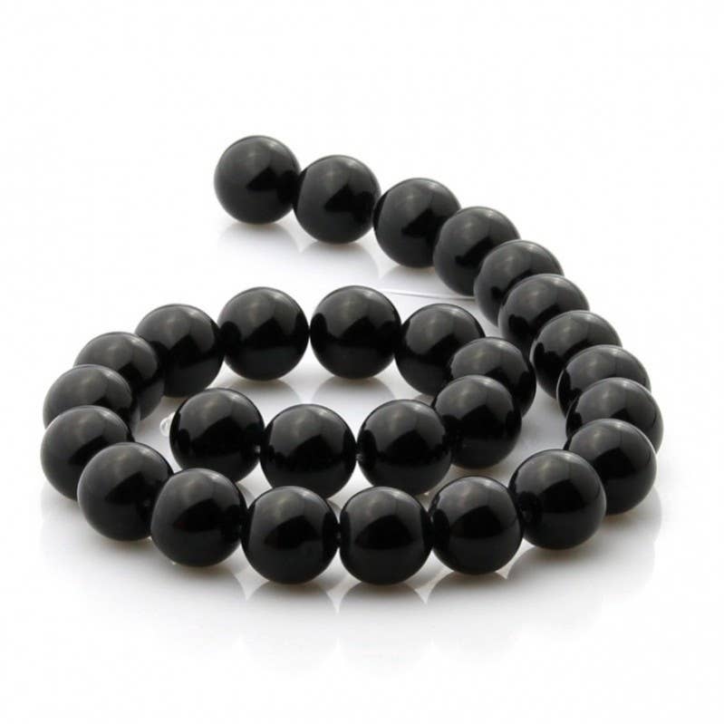UniArt - Wholesale Beads - Black Onyx Beads in Strands5