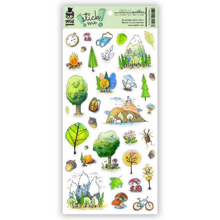 Gennemsigtig vandtæt klistermærke - i skoven for engroshandel hos Papetri paperworks