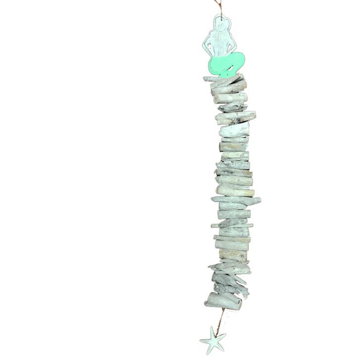 40" Mermaid Driftwood Garland Strand for wholesale by CB Home Collection