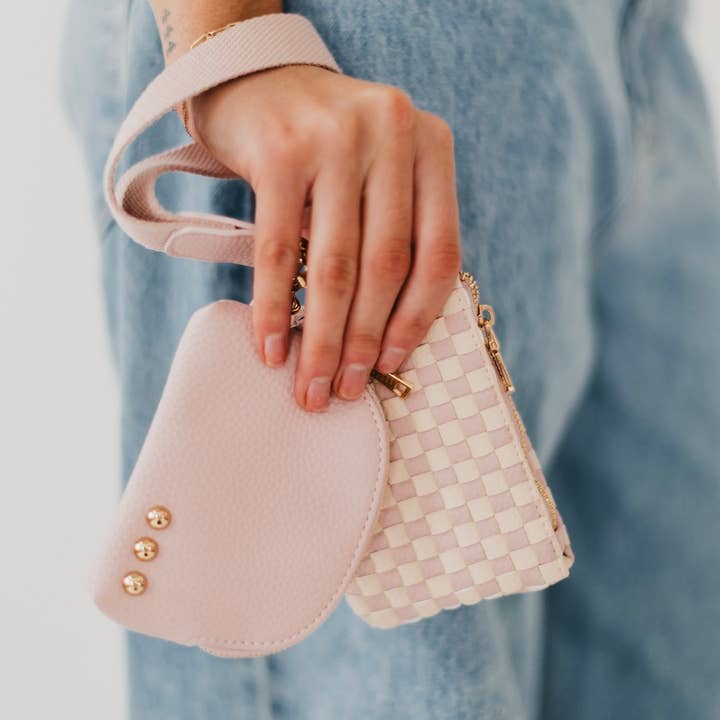 Pretty Simple - Wholesale Wristlet - Wonderlust Woven Dual Pouch WristletÂ