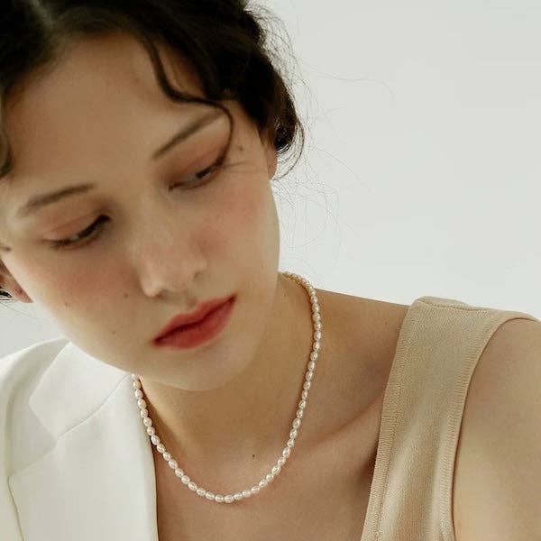 LanLivia - Wholesale Beaded/Pearl Necklace - Timeless Pearl Bead Necklace with OT buckle7