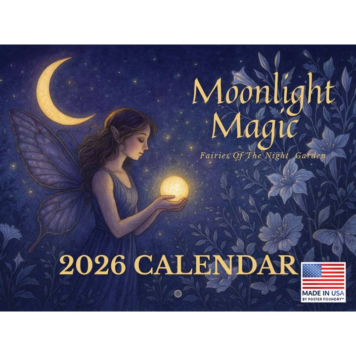 Maanlicht Magische Feeënkalender 2026 Maandelijkse Muur voor wholesale door 2026 Calendars