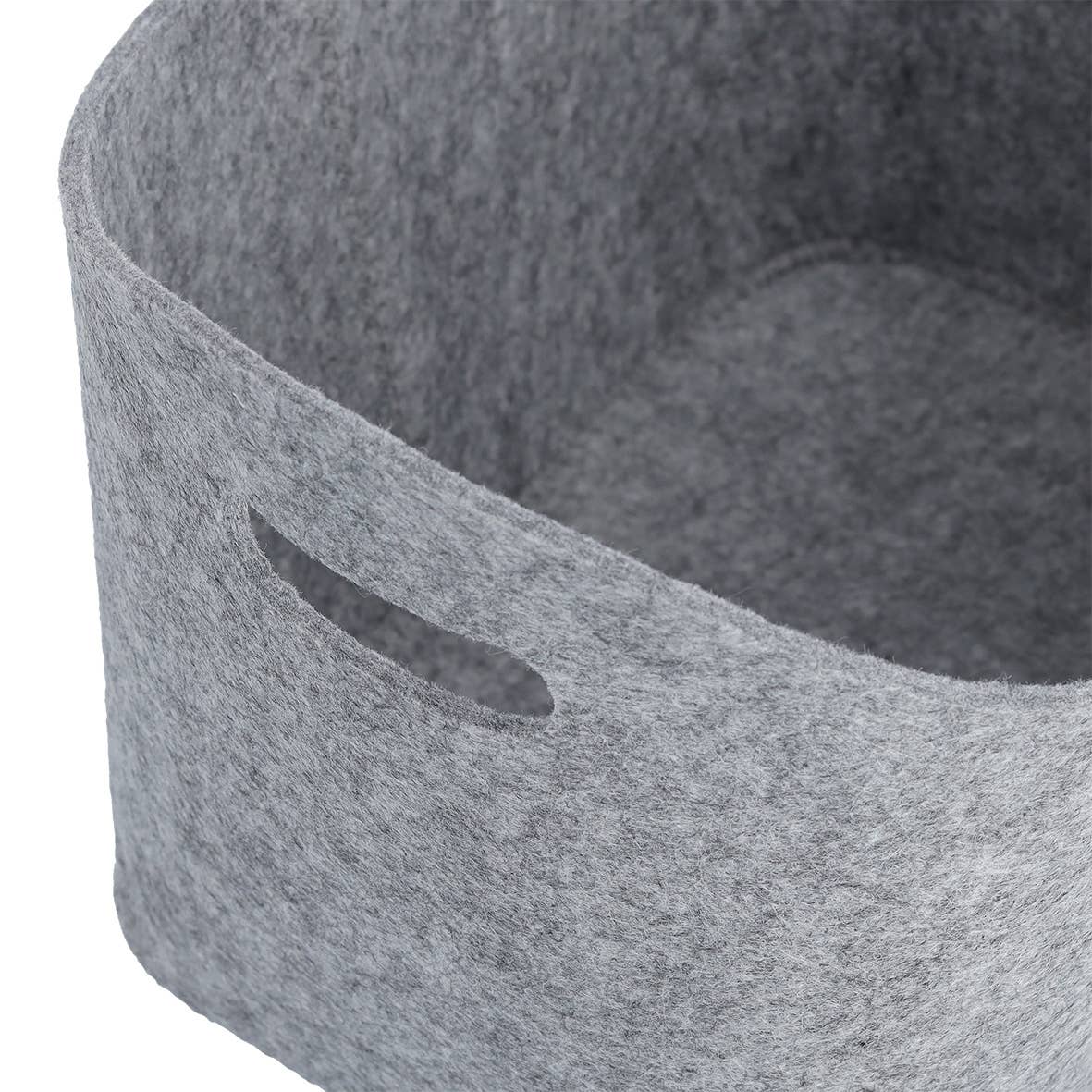 grå Förvaringskorg i filt, grå för wholesale på Faire1