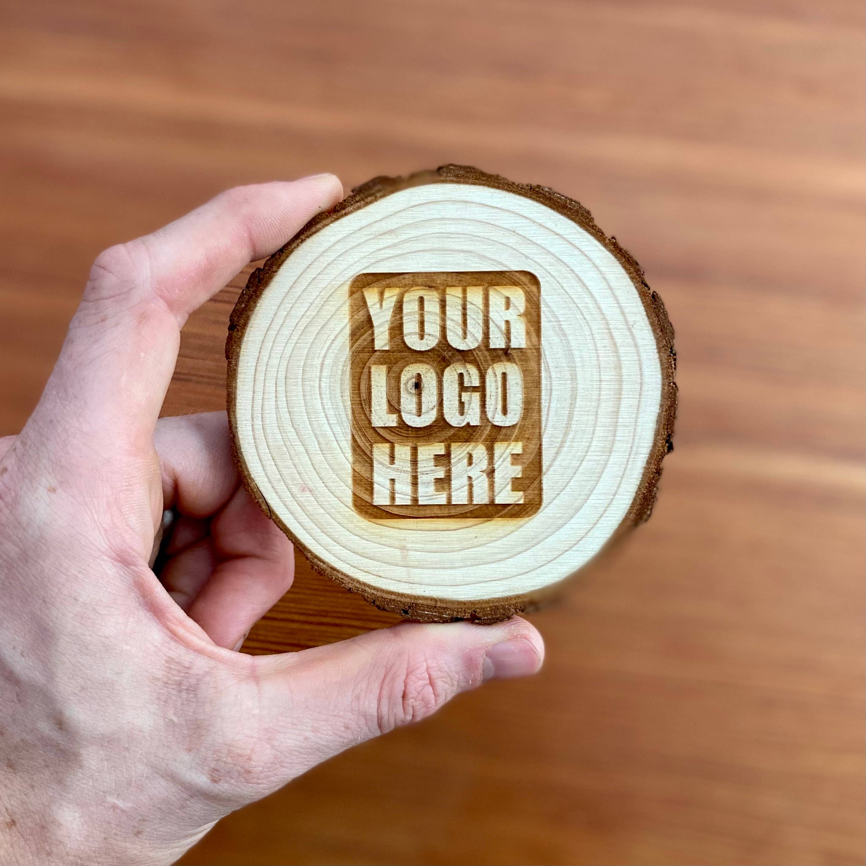 Munsell Made - Wholesale Coasters - Custom Logo Wood Slice Coasters4