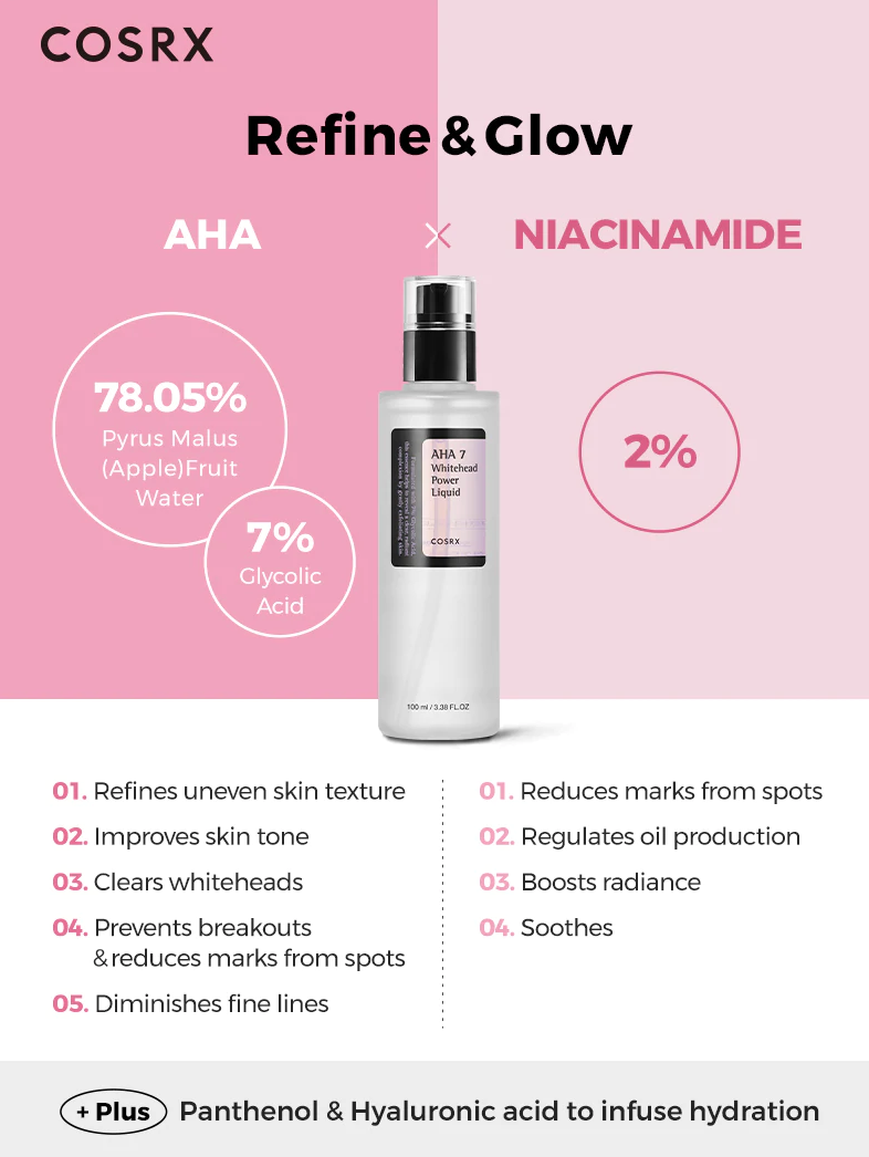 Best Beauty Group - Vente Concentré/sérum pour le visage - COSRX AHA 7 Whitehead Power Liquid Kbeauty Soin de la peau contre l'acné4