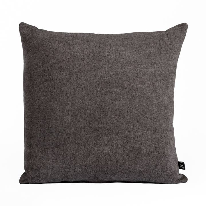 Almofada BELLUS 45x45 Veludo Cinza escuro por atacado de KUXIN // Home Fashion