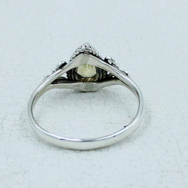 Silvex Jewelry - Wholesale Engagement Ring - Solitaire Citrine Engagement Ring in Sterling Silver11