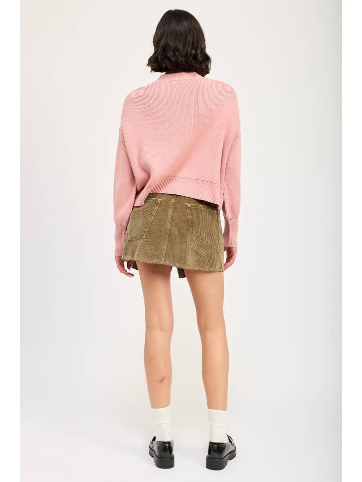 Emory Park - Wholesale Knit Sweater - Women's - MOCK NECK OVERSIZED SWEATER16