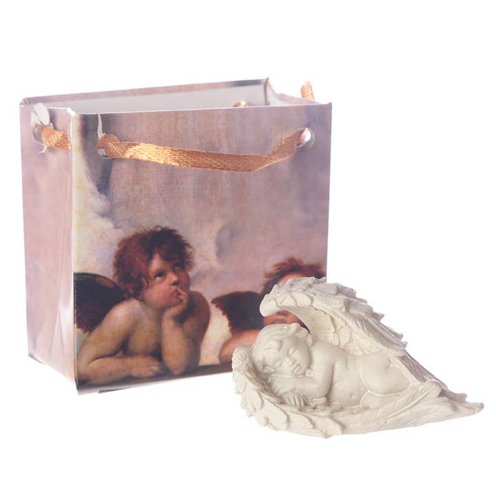 Puckator EU - Wholesale Ornament - Cherub in Angel Wings Figure in a Mini GiftBag4