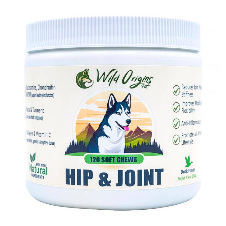 Wild Origins Hip & Joint Soft Chews Dog Supplements Duck for wholesale by Wild Origins Pet