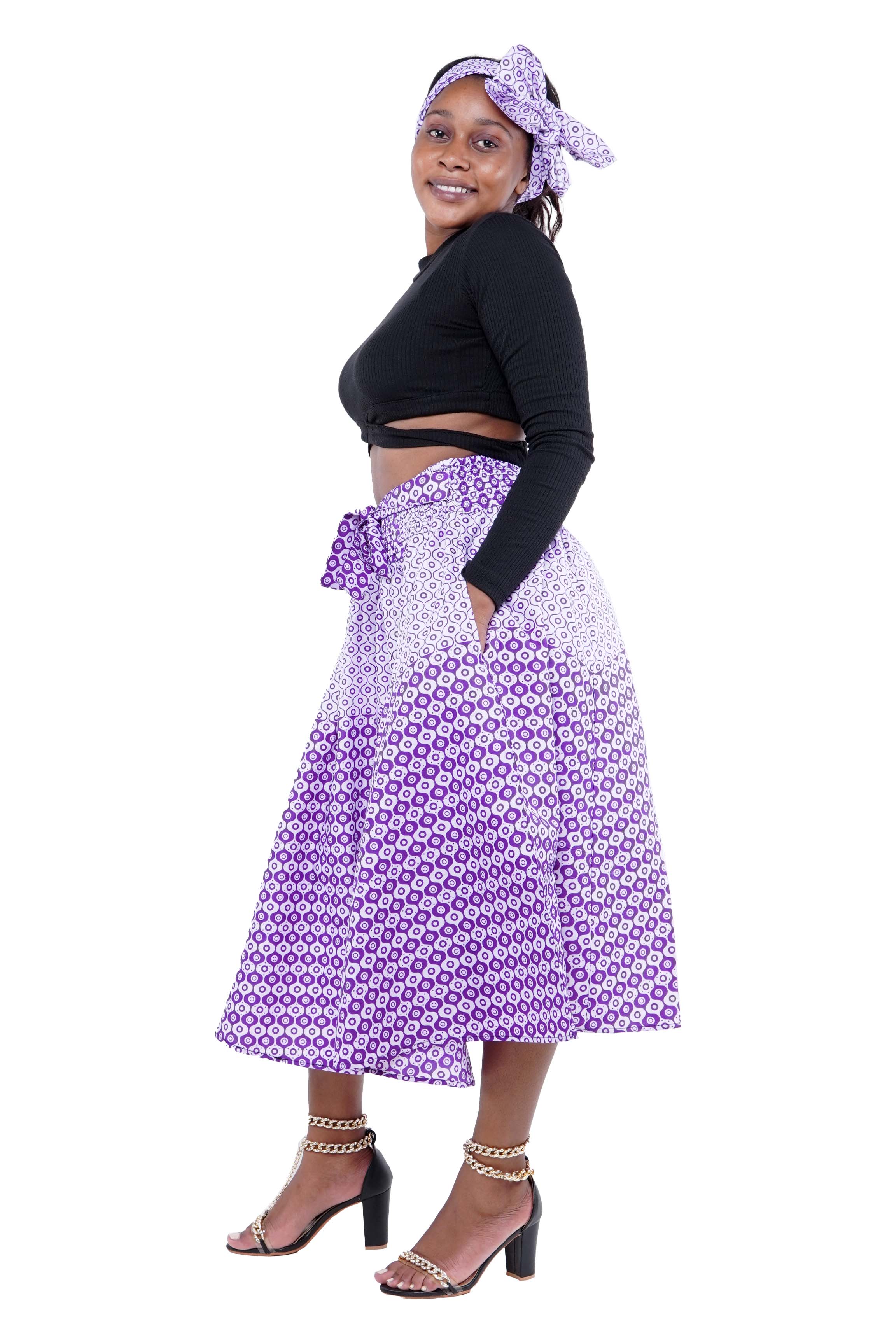 Satsuma Wholesale - Wholesale Skirt - Women's - African Midi Skirt1