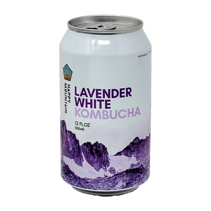 Happy Mountain Kombucha - Wholesale Kombucha - Lavender White