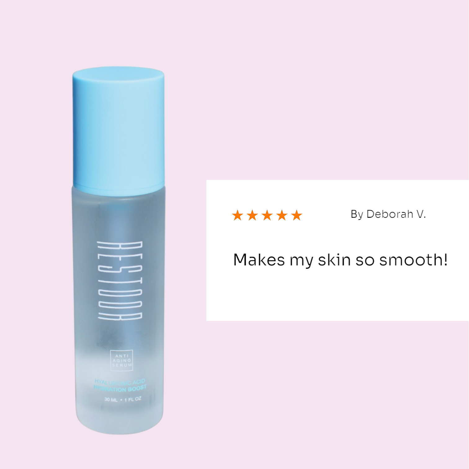 Restoor Skin Essentials - Wholesale Facial Serum/Concentrate - Hyaluronic Acid Hydration Boost Serum4