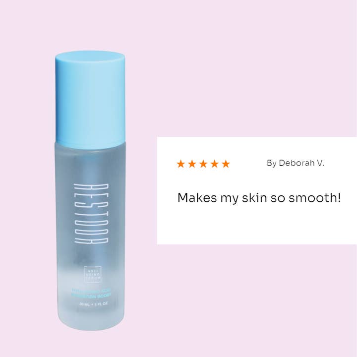 Restoor Skin Essentials - Wholesale Facial Serum/Concentrate - Hyaluronic Acid Hydration Boost Serum4