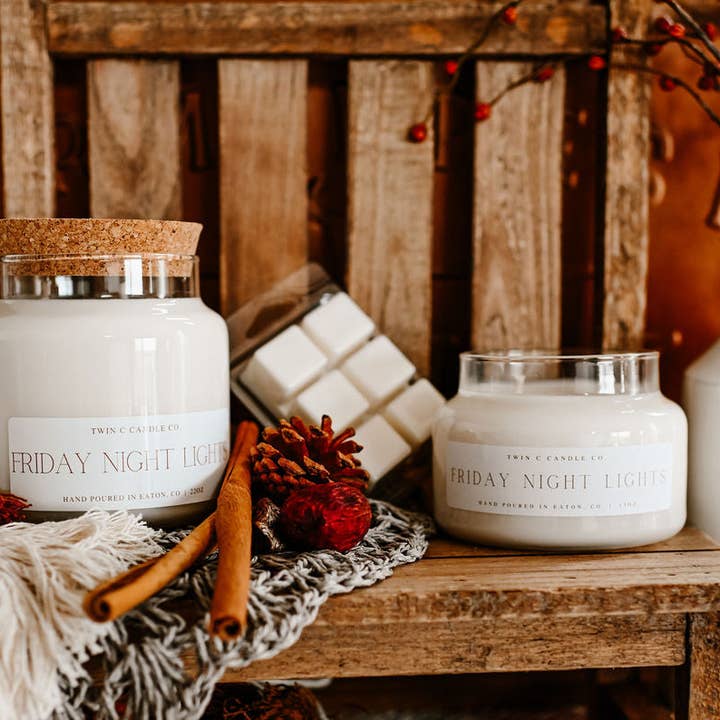 Friday Night Lights for wholesale by Twin C Candle Co.