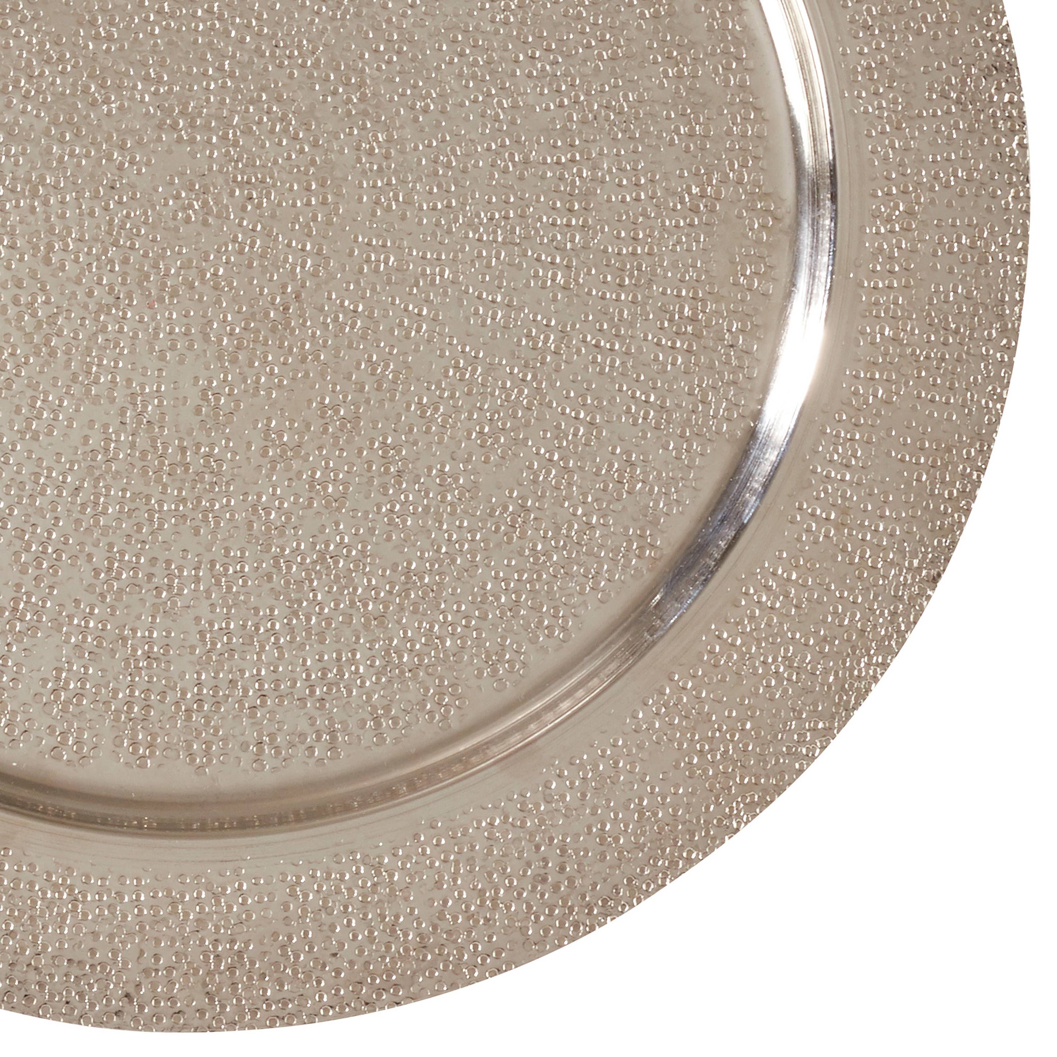 Saro Lifestyle - Vente Assiette de présentation - Chargeur martelé1