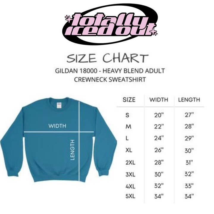 Totally Iced Out - Wholesale Sweatshirt - Women's - It's Giving Wife Embroidered Sweatshirt