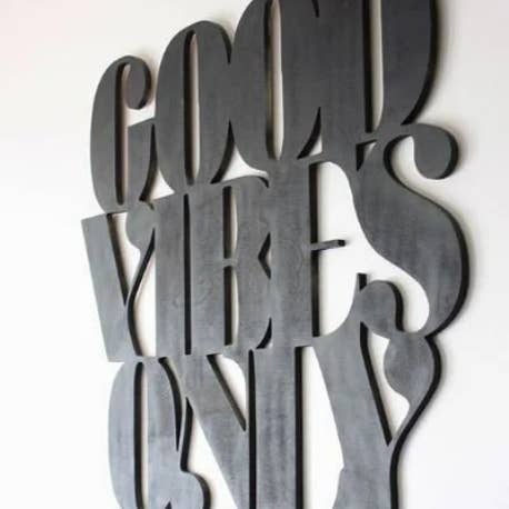 Feather and Birch - Wholesale Sign - Good Vibes Only1