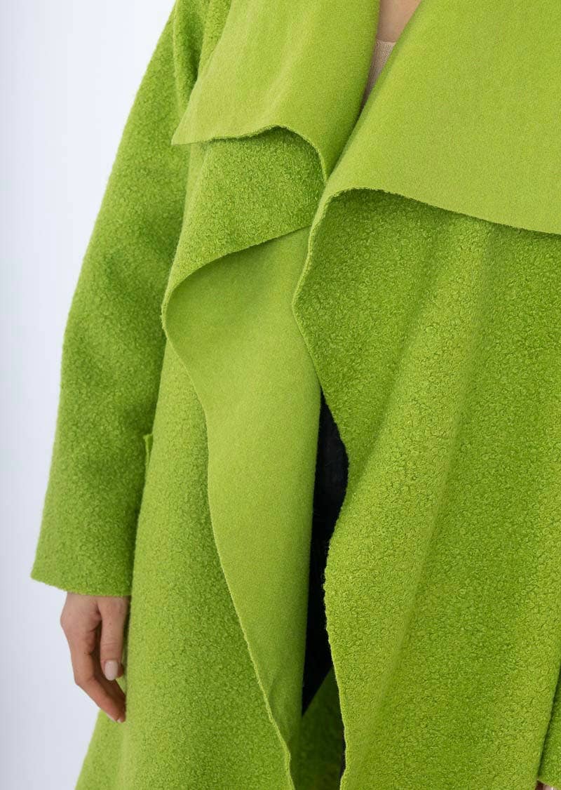 LINEN & COTTON HOUSE - Vente Manteau – femme - VESTE BOUCLETTE MATIERE RESPONSABLE + SIZE  35122 41