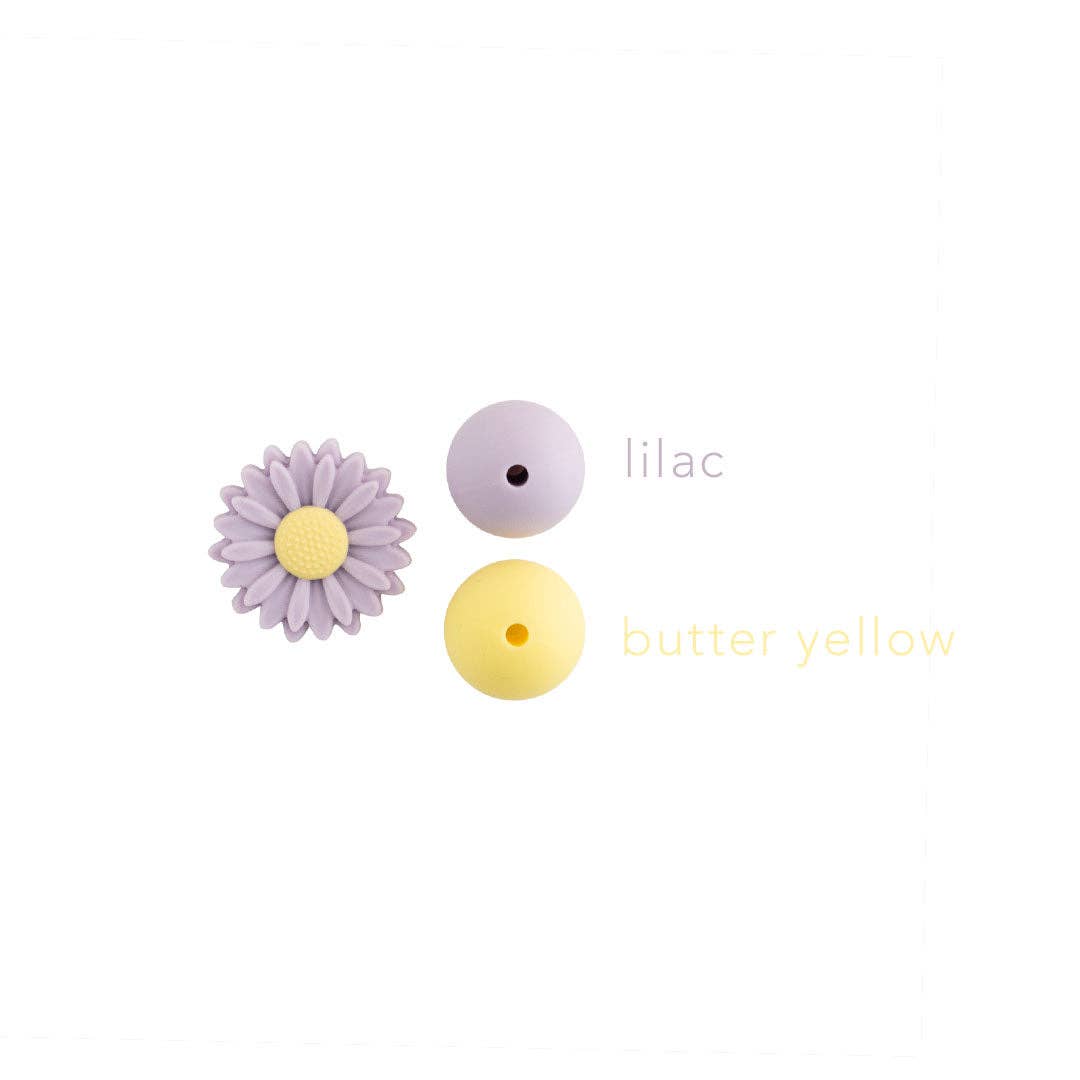 Cara & Co Silicone Craft Supply – Engroshandel Håndværk forsyninger – Daisy silikone fokalperler27