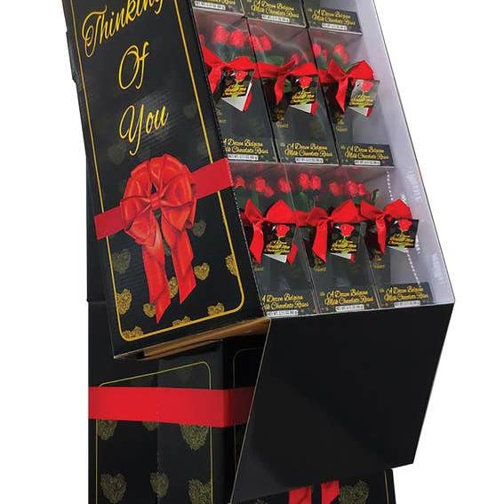 Gotta Get It Gifts - Wholesale Chocolate Box - Choc Roses in a Vase
