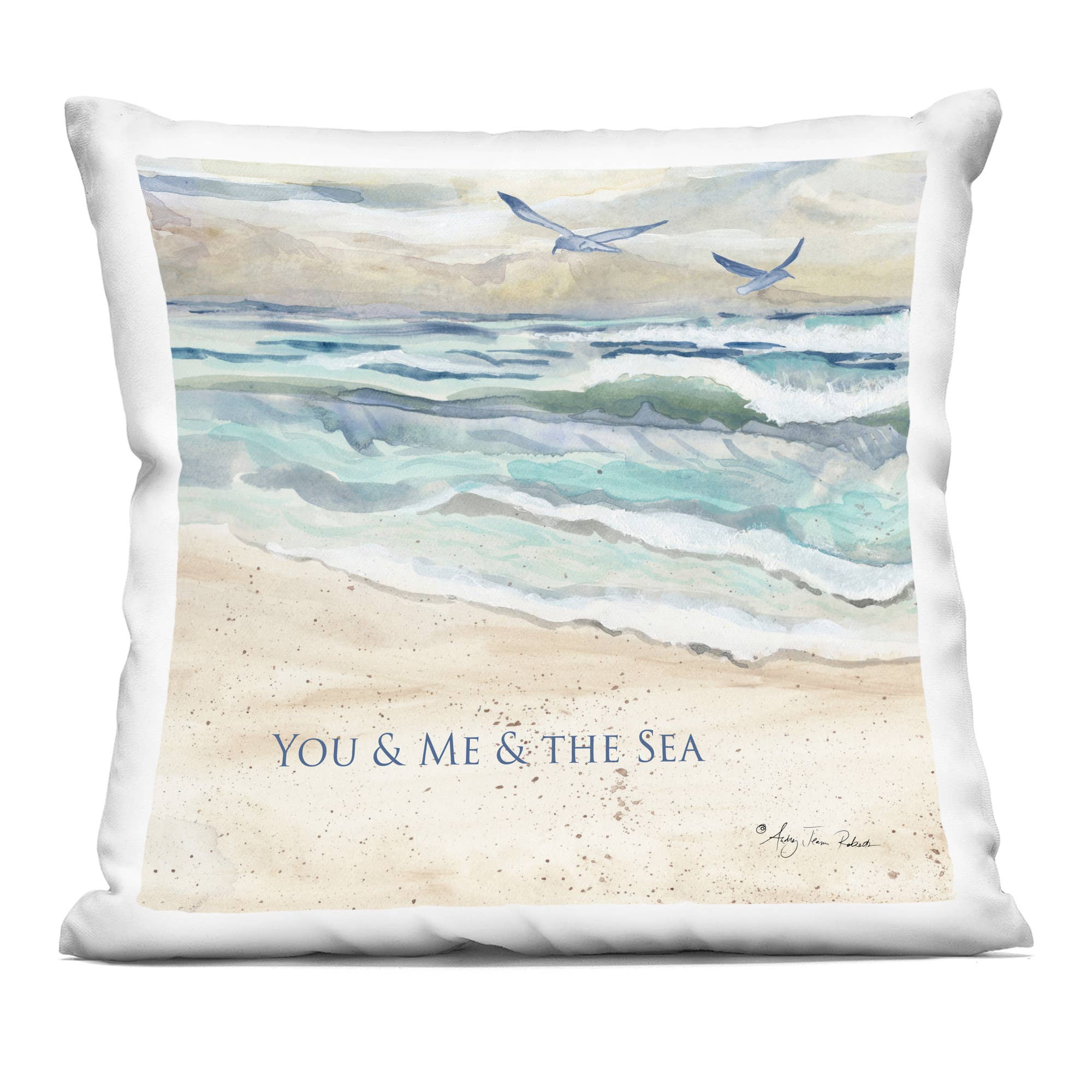Stupell Industries - Wholesale Throw/Decorative Pillow - Muted You Me & The Sea - Decorative Throw Pillow, 18x180