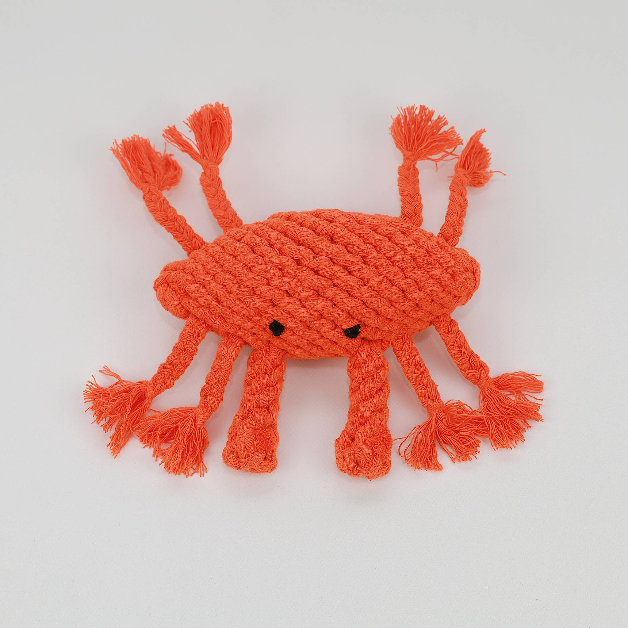 Monli Handcrafted Pet Toys - Wholesale Pet Rope Toy - Dog - Happy the Crab Pet Rope Toys0