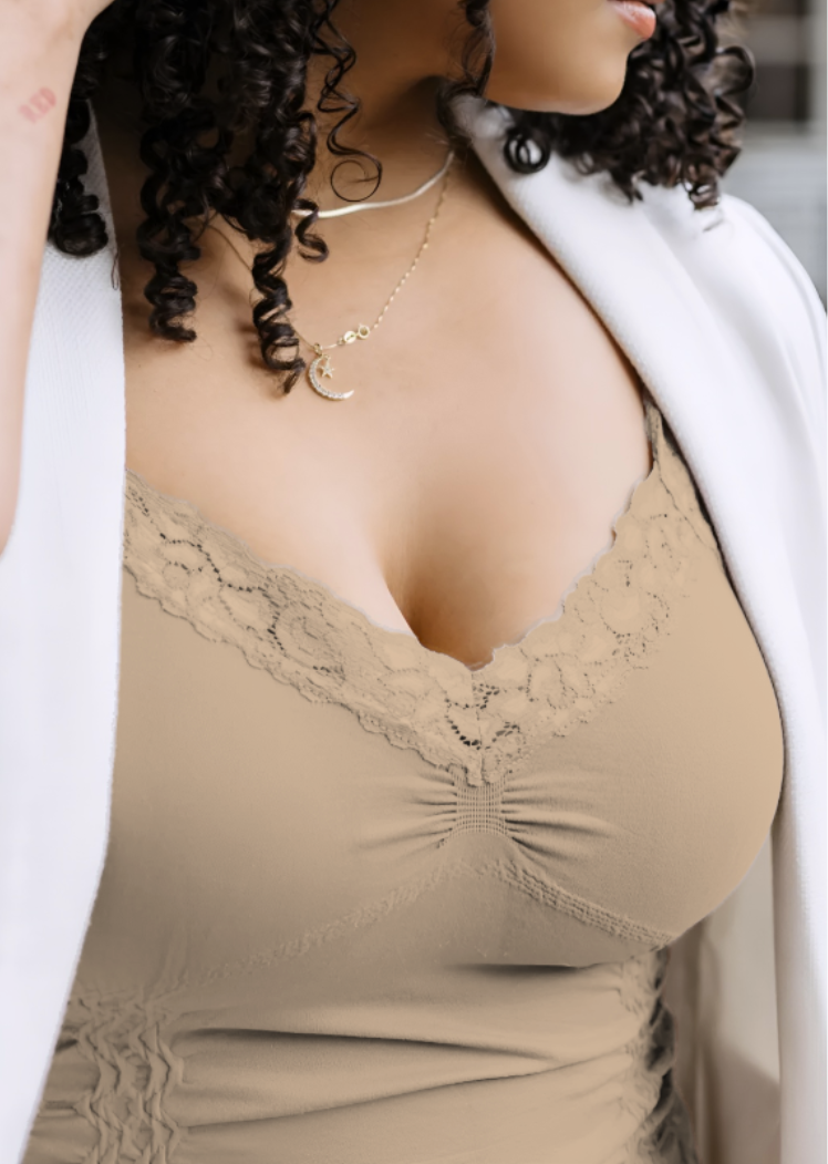 ELIETIAN – wholesale Camisole – Dam – Lace Cami - Curvy Fit36