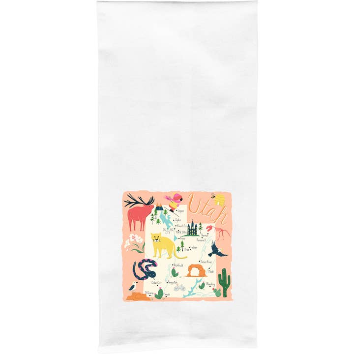 Works of Heart - Wholesale Tea Towel - Home State Home Tea Towels43