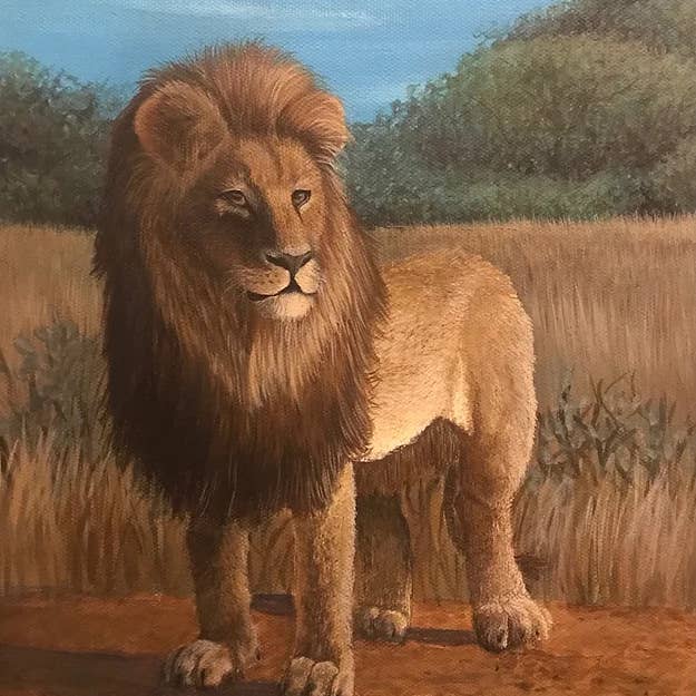 Foxtrot Artistry - Wholesale Art Print - African Lion Print1