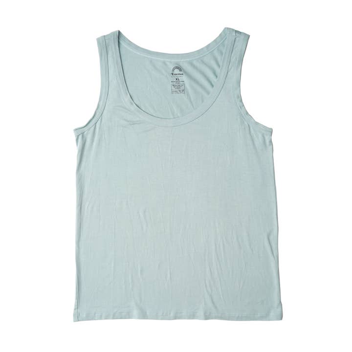 Emerson and Friends - Wholesale Sleepwear Top - Women's - Blue Surf Adult Women's Bamboo Pajama Sleep Tank