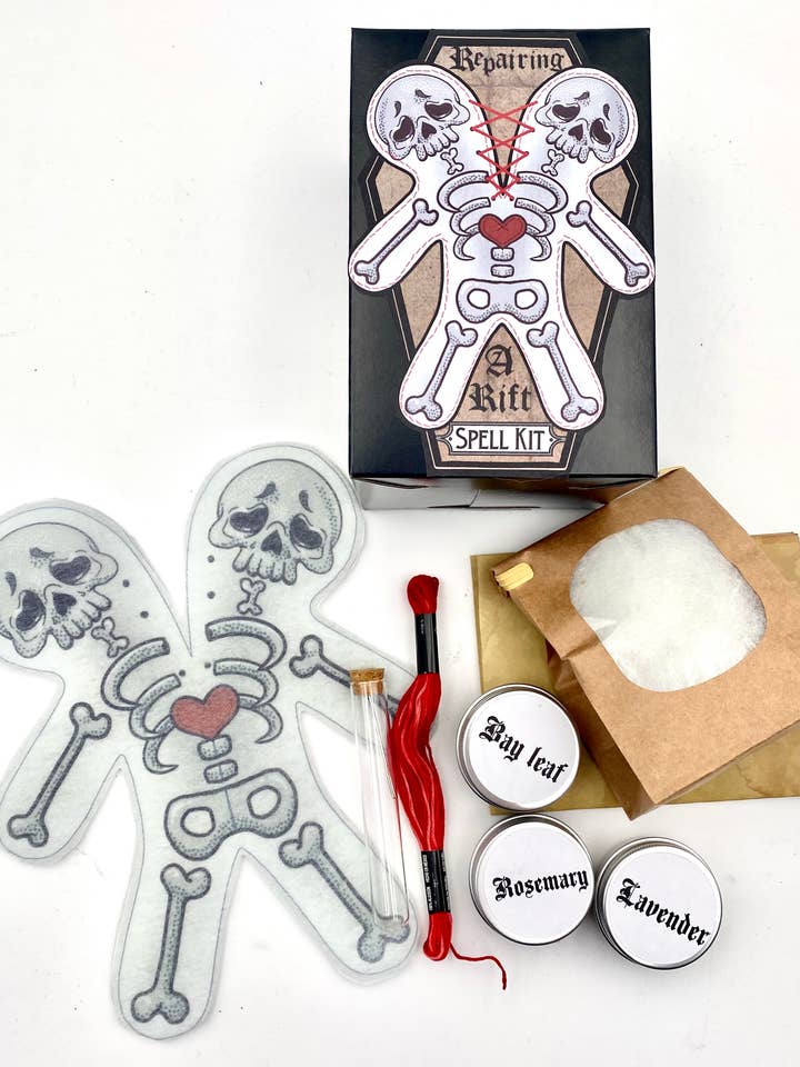 Repairing a rift witches poppet spell kit! gothic occult for wholesale by Psychic circle oddities