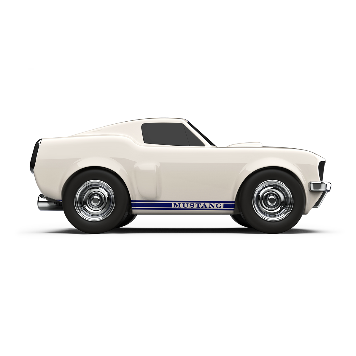 Baghera - Wholesale Toy Car/Truck - Kids - Small Toy Car Ford Mustang Ivory White2