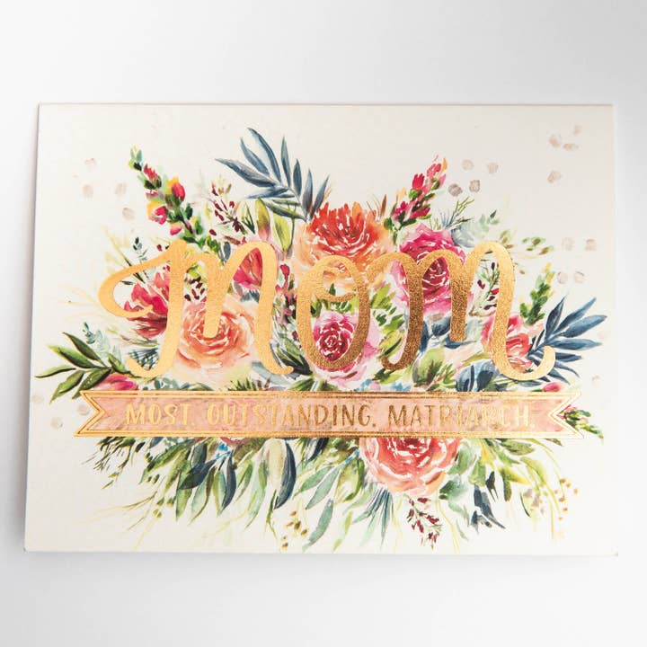 Cartão Matriarca Excepcional da Mãe - Folha de Ouro por atacado de Create Joy Project