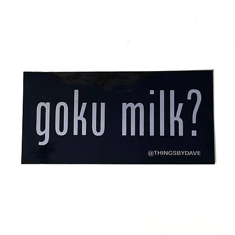 GOKU-MELK? Bumpersticker voor wholesale door Things By Dave